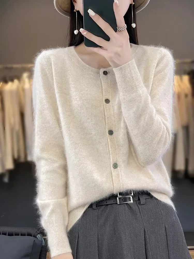 Céline : Pull/Cardigan Super Chaud | Pull 100% pur cachemire