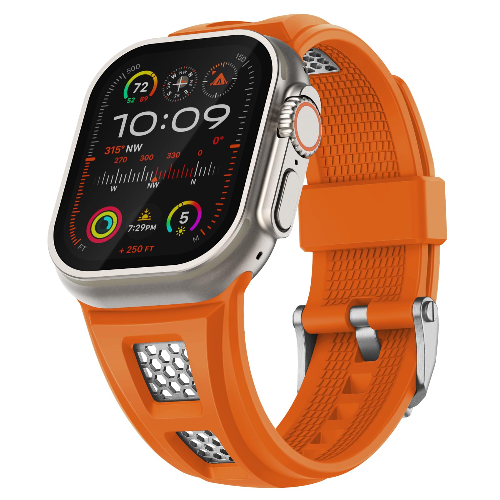 Rácsos Strapabíró Szilikon Sport Szíj Apple Watch-hoz