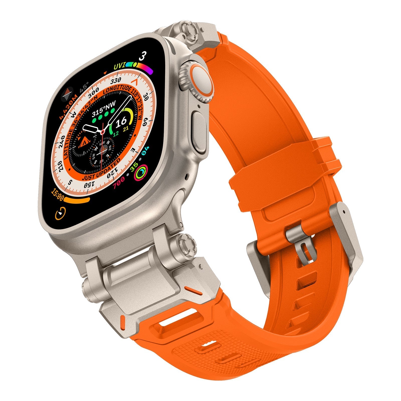 Explorer Tactical Fluoro Gumi Apple Watch Szíj