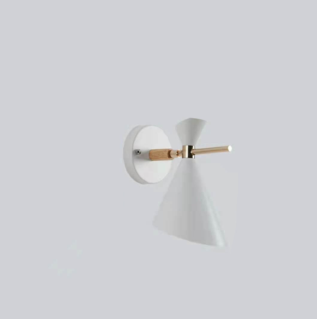 NordicGlow - Simple Nordic wall lamp with horn shade