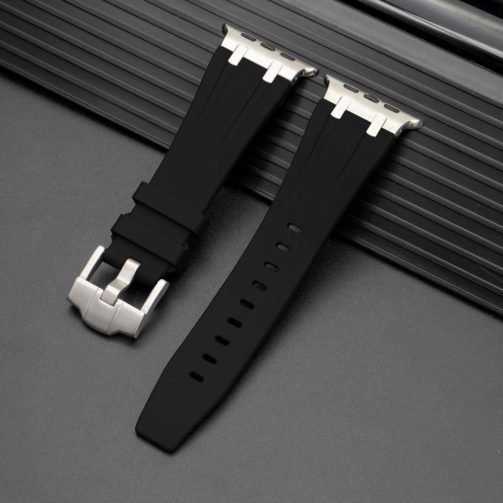 New XAP Metal Head Silicone Band For Apple Watch