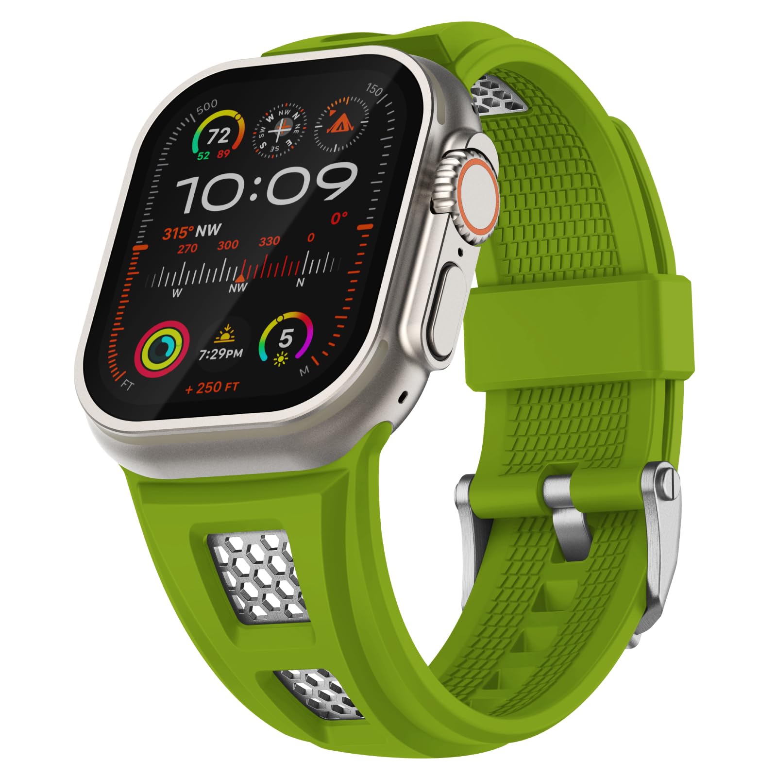 Grid Rugged Silikon Sportband for Apple Watch