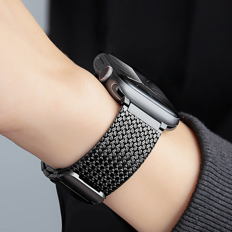 Flätad magnetband för Apple Watch