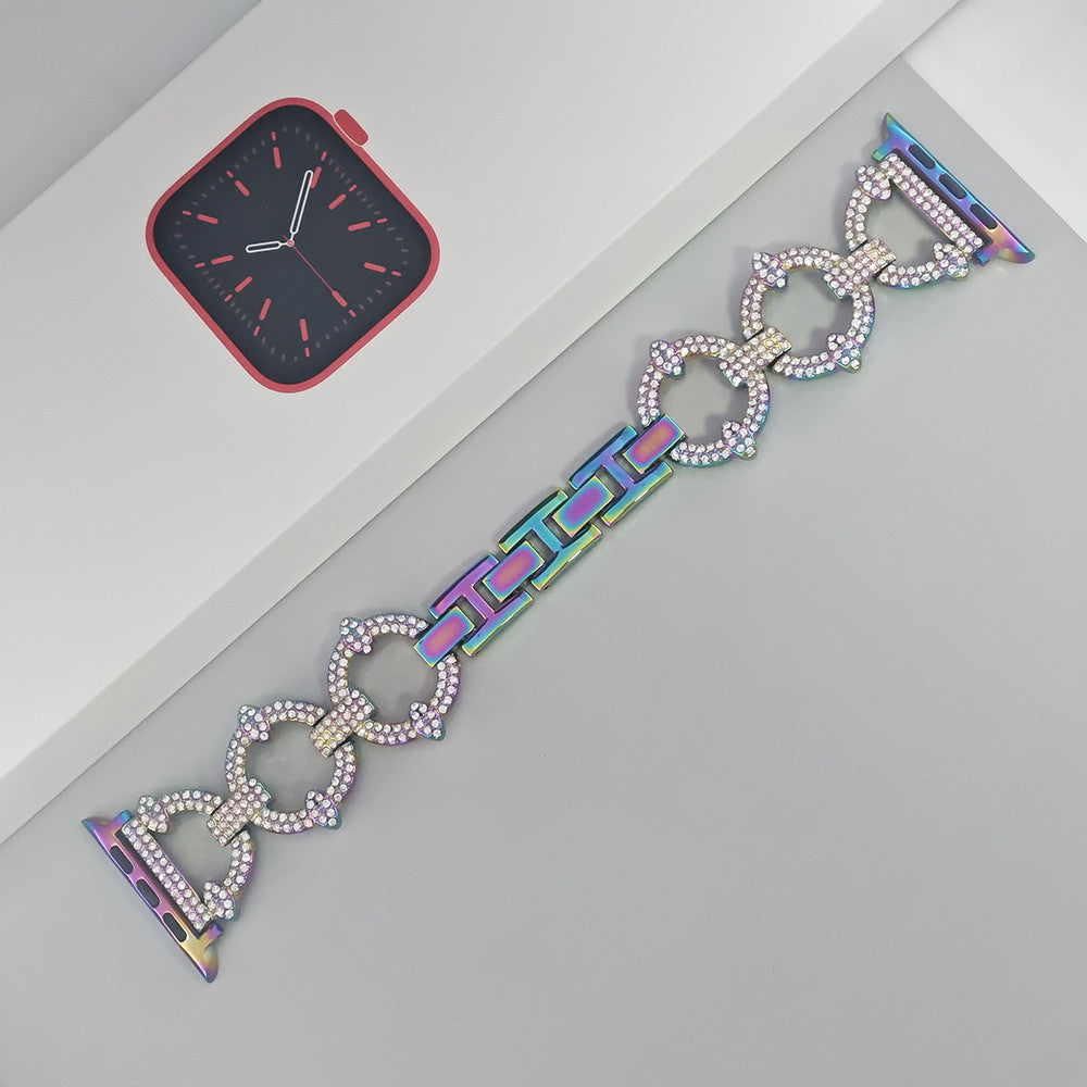 Funky Diamantarmbånd for Apple Watch