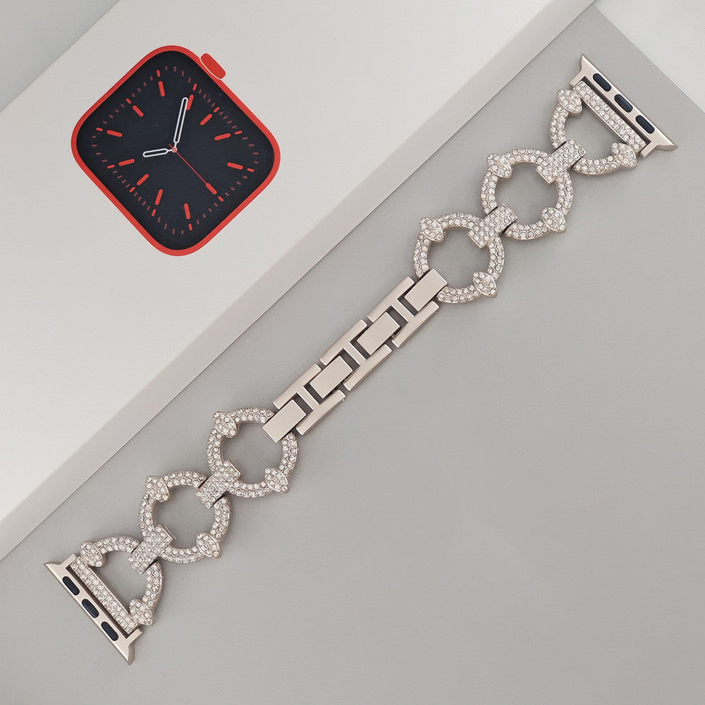 Funky Diamantarmbånd for Apple Watch