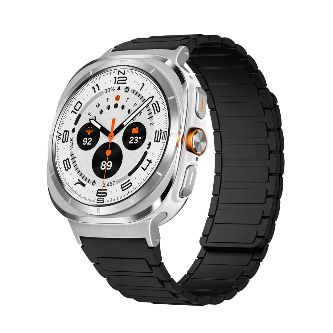 Nowa magnetyczna silikonowa opaska do zegarka Samsung Galaxy Watch Ultra