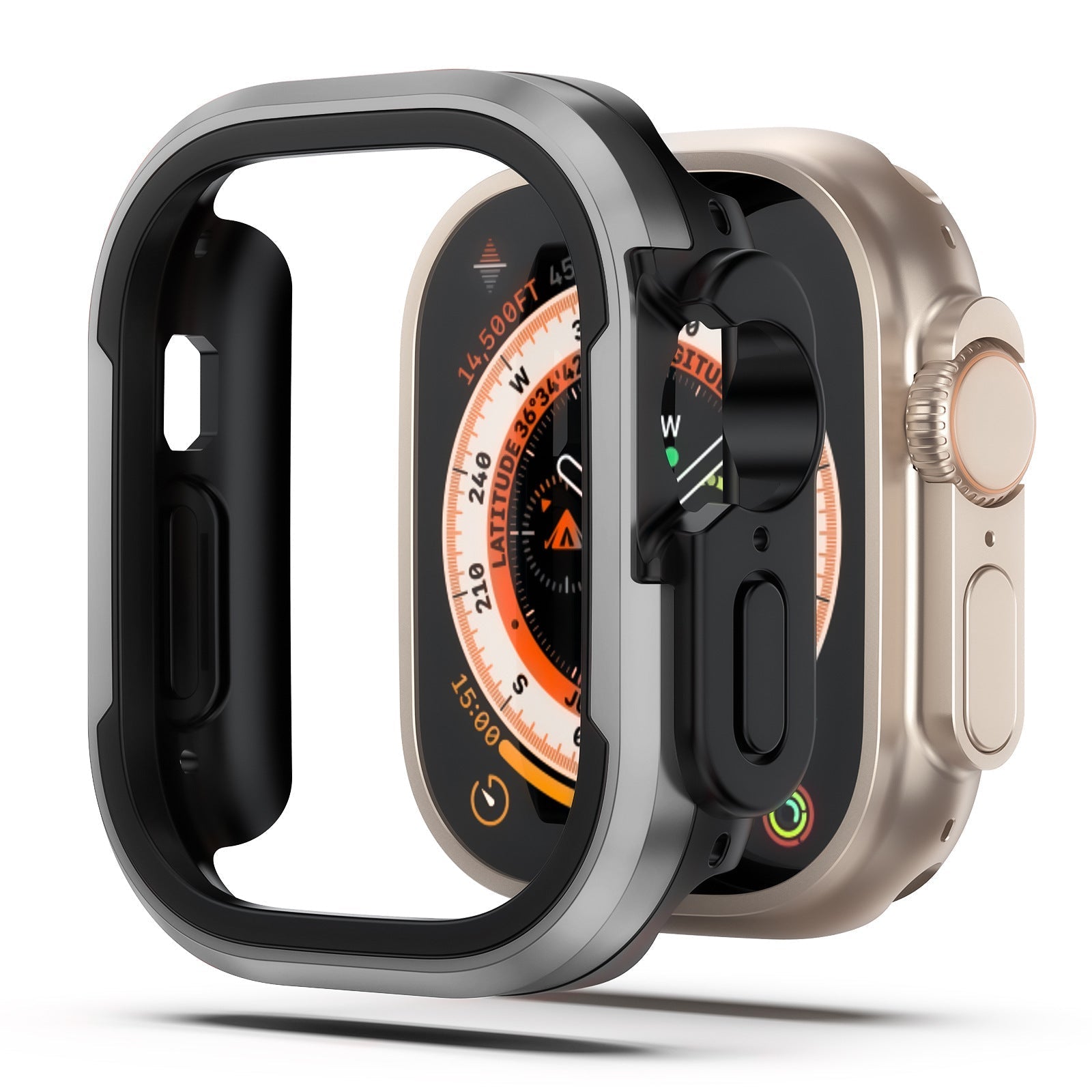 Carcasa bumper din aliaj de aluminiu pentru Apple Watch