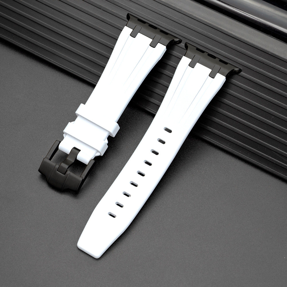 New XAP Metal Head Silicone Band For Apple Watch