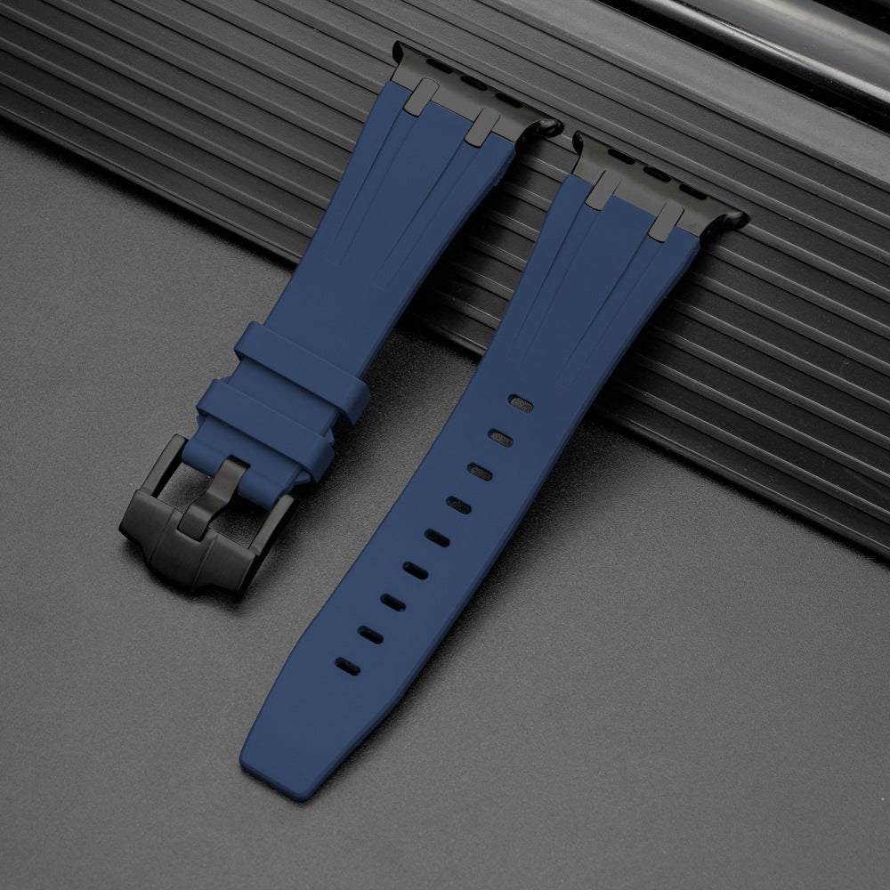 New XAP Metal Head Silicone Band For Apple Watch