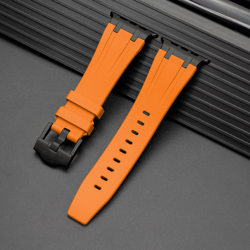 New XAP Metal Head Silicone Band For Apple Watch