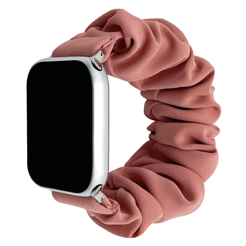 Mode Mjuk Silke Trasig Hårband För Apple Watch