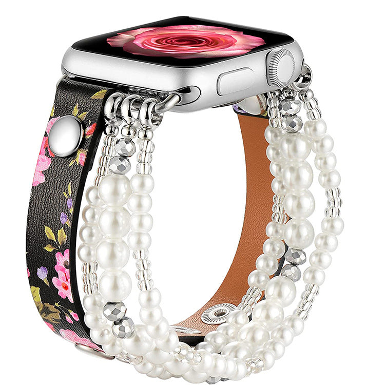 Beaded Bracelet For Apple Watch Strap