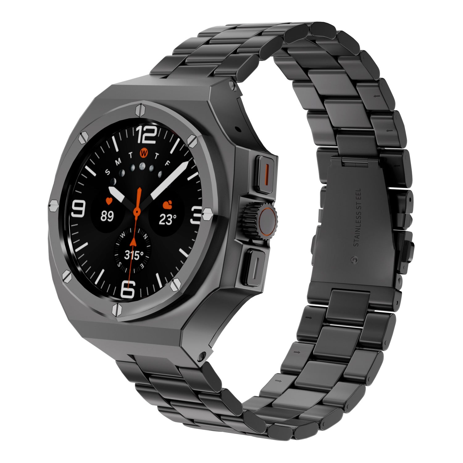 Zinc Alloy Case with Metal Band for Samsung Galaxy Watch Ultra 47mm