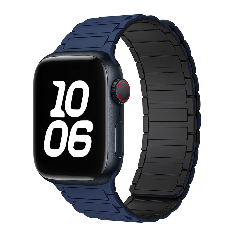 Silicone magnetisches Loop-Uhrenarmband für die Apple Watch