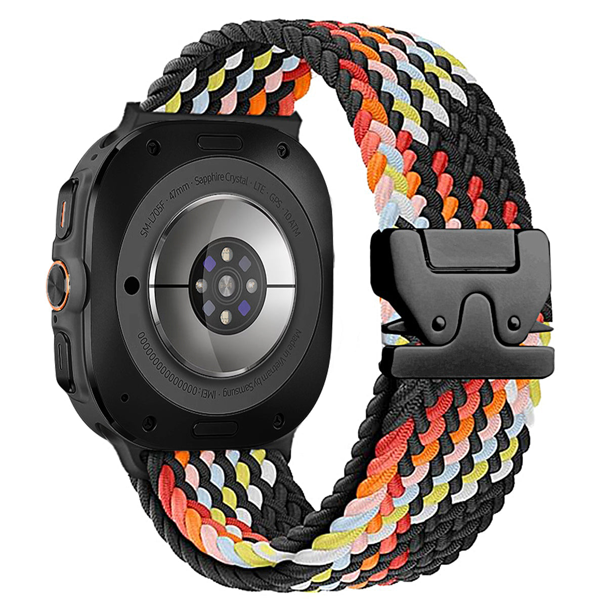 Nylon Fonott Szíj Samsung Watch Ultra-hoz