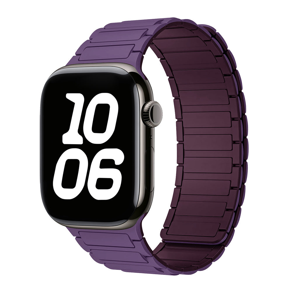 Silicone magnetisches Loop-Uhrenarmband für die Apple Watch