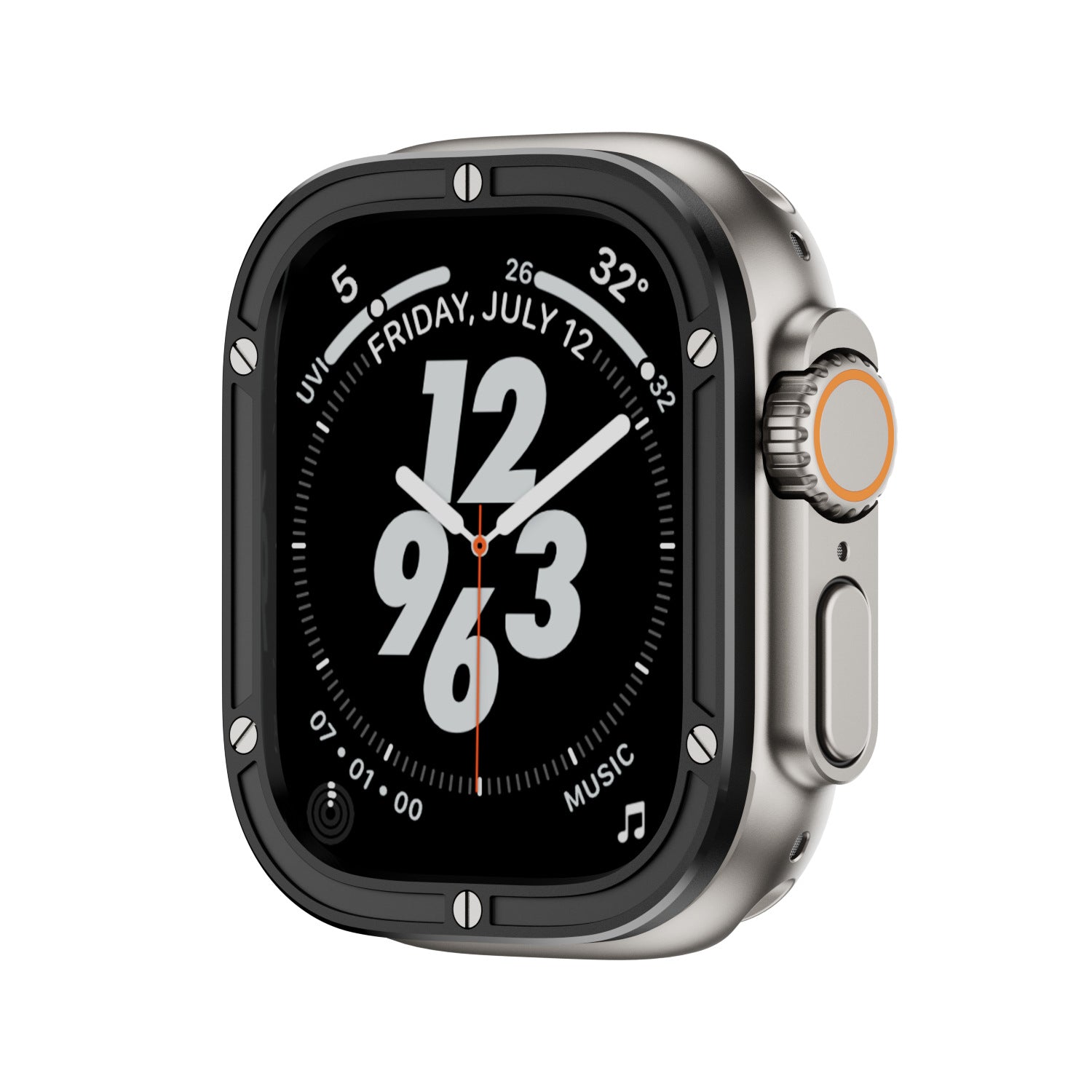 Immortális Acél Köröm Védő Kör Apple Watch Ultra-hoz