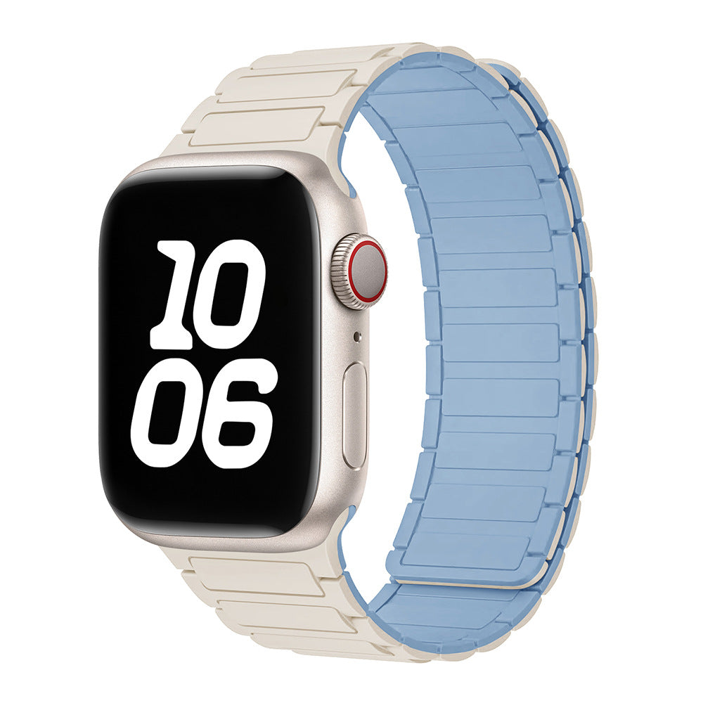 Silicone magnetisches Loop-Uhrenarmband für die Apple Watch