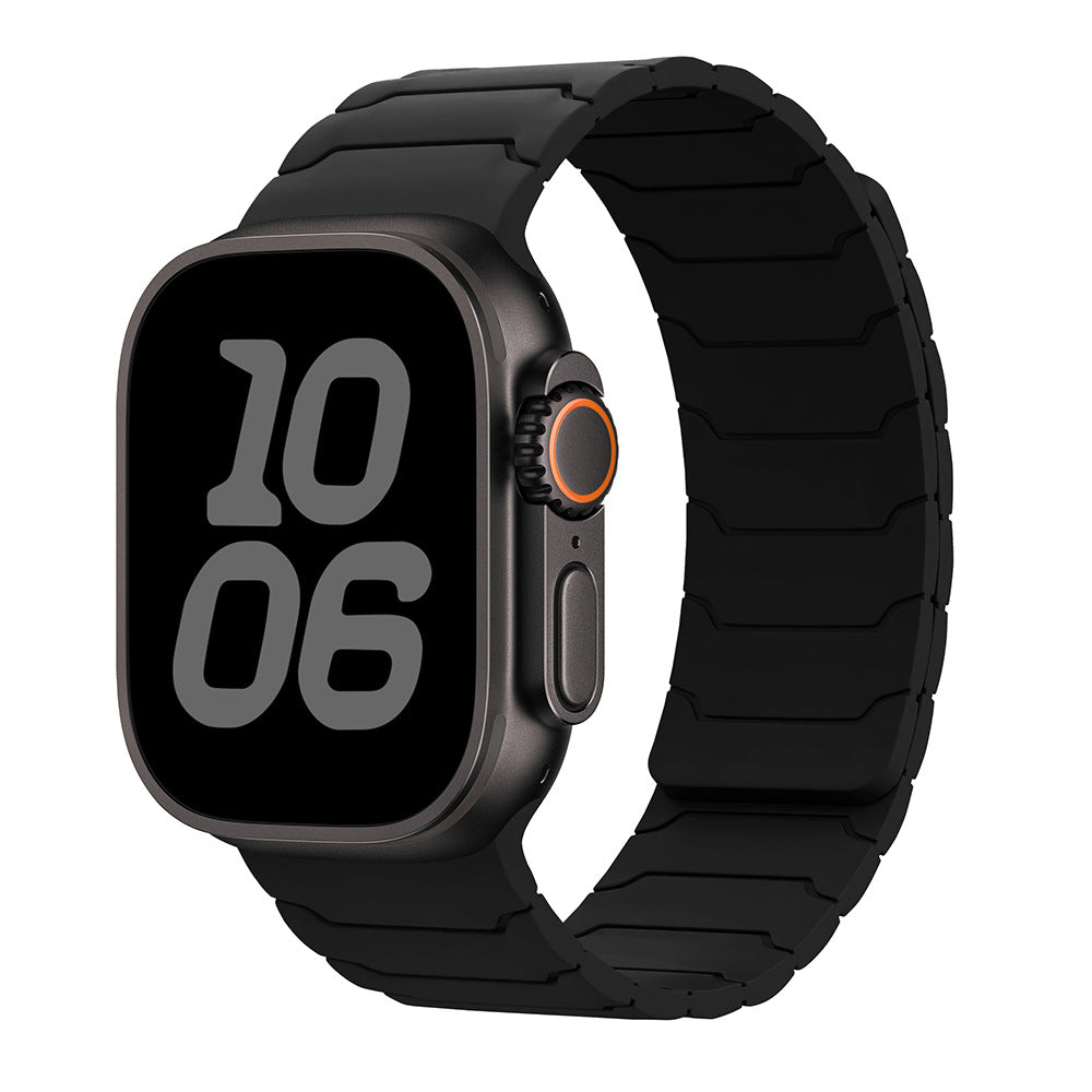 Armor Warrior Silicone Magnetic Watch Strap for Apple Watch