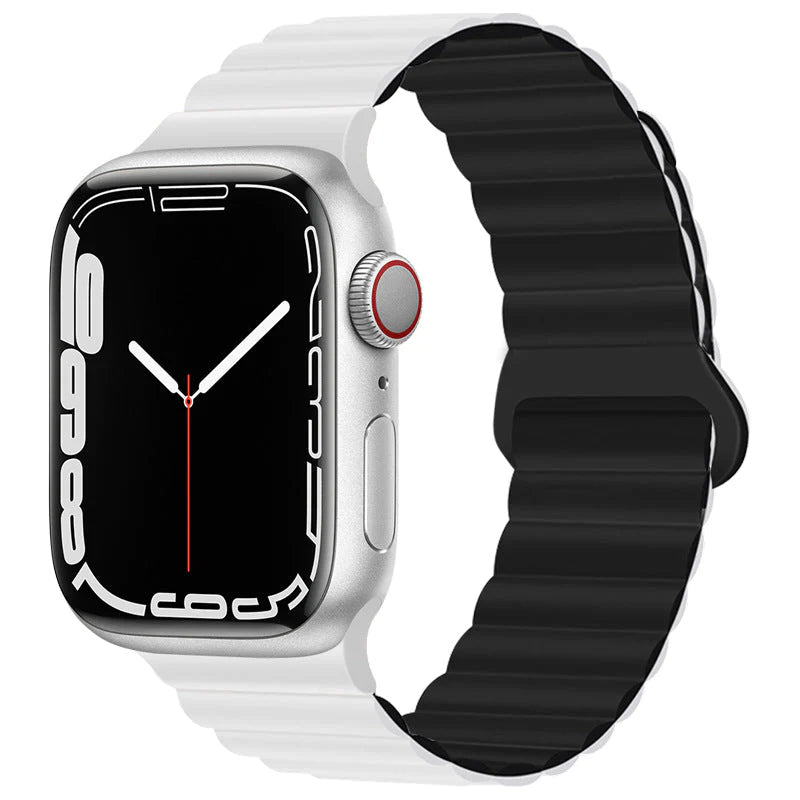 Magnetic silicone strap for Apple Watch