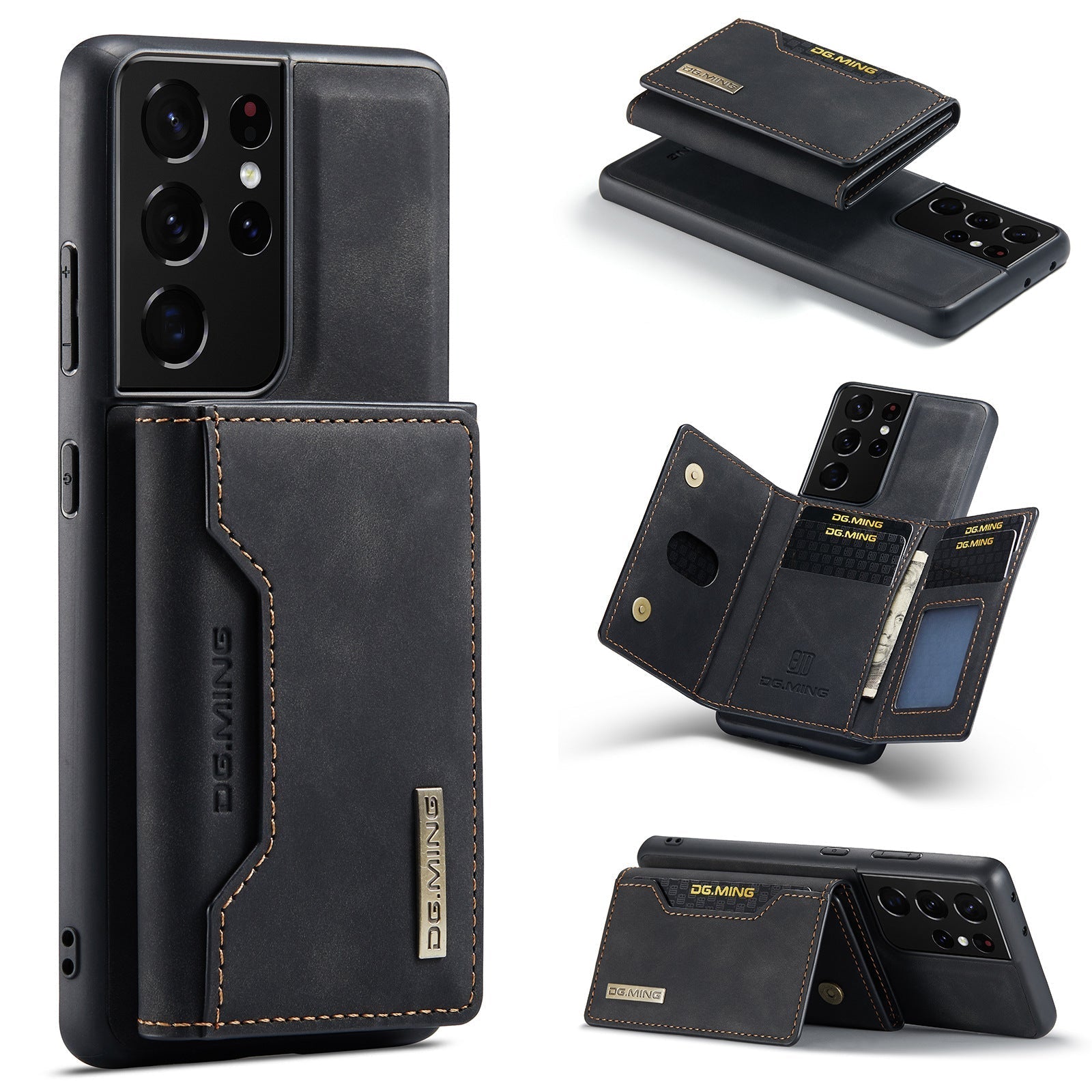 2 in 1 Detachable Wallet Back Cover for Samsung Galaxy S25/S24/S23