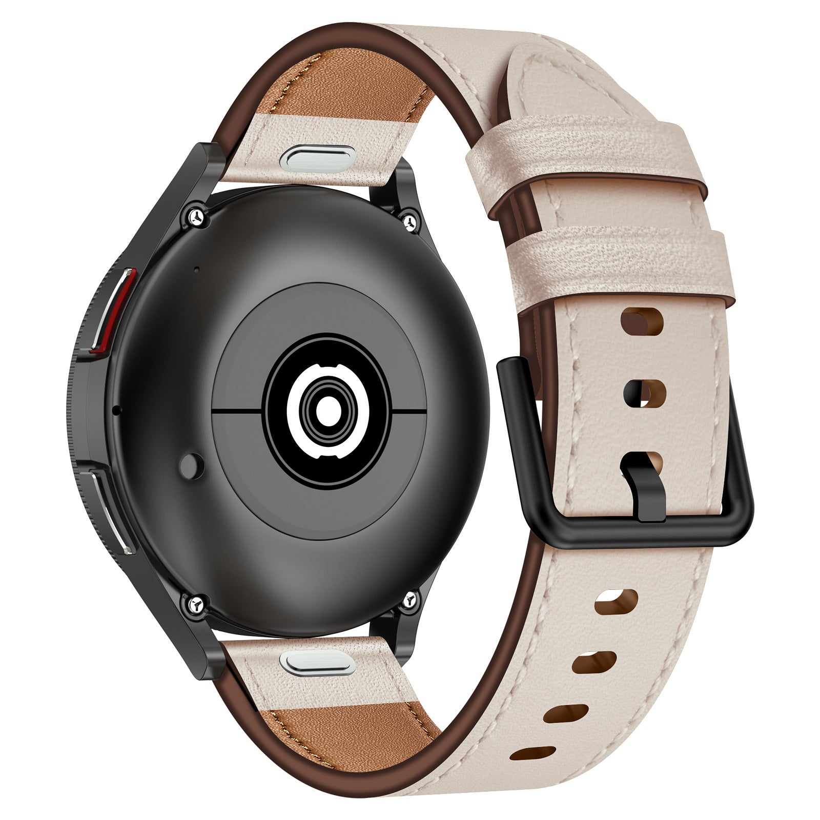 Pulseira de Relógio em Couro Genuíno para Samsung Galaxy Watch 4/5/6/7 - 20mm