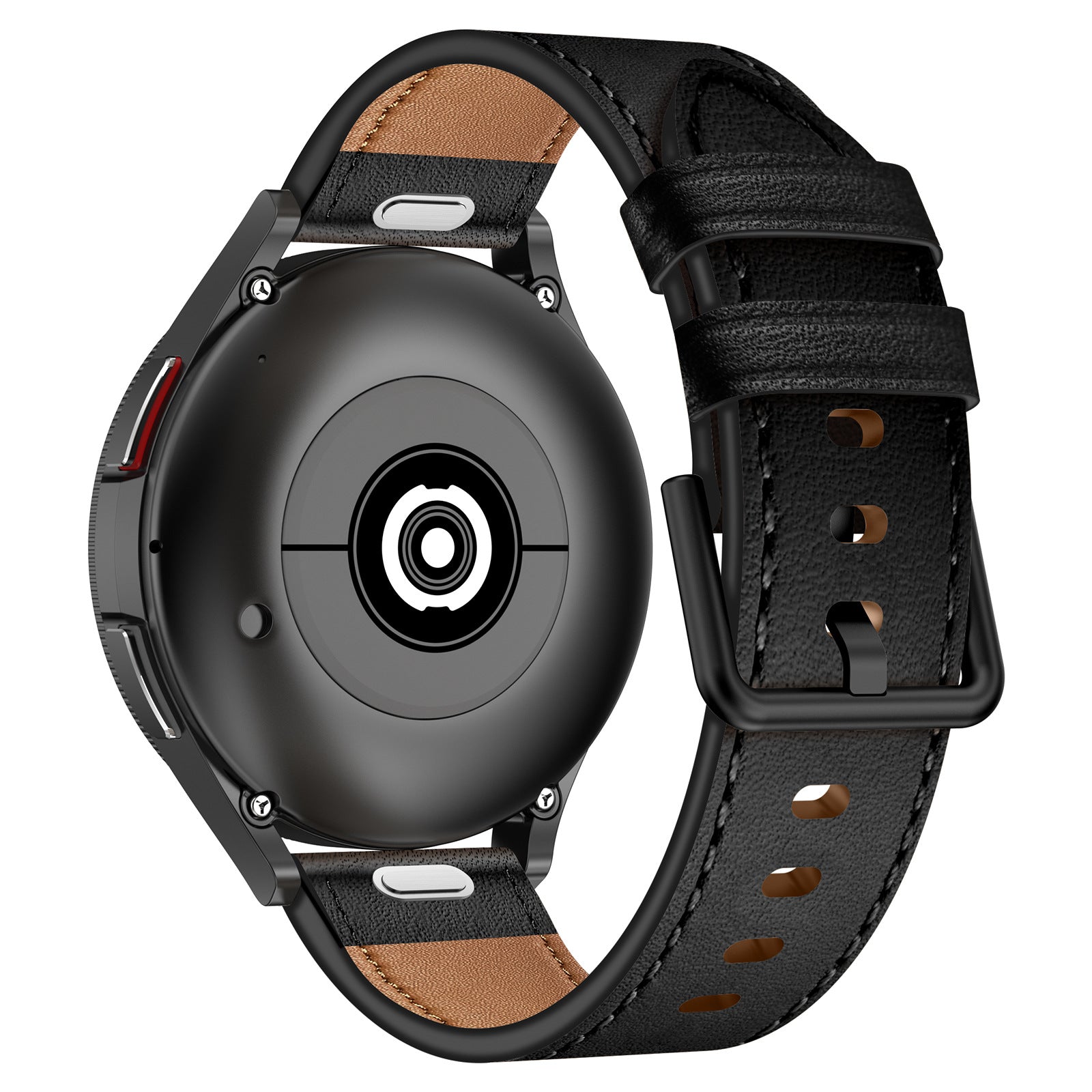 Pulseira de Relógio em Couro Genuíno para Samsung Galaxy Watch 4/5/6/7 - 20mm