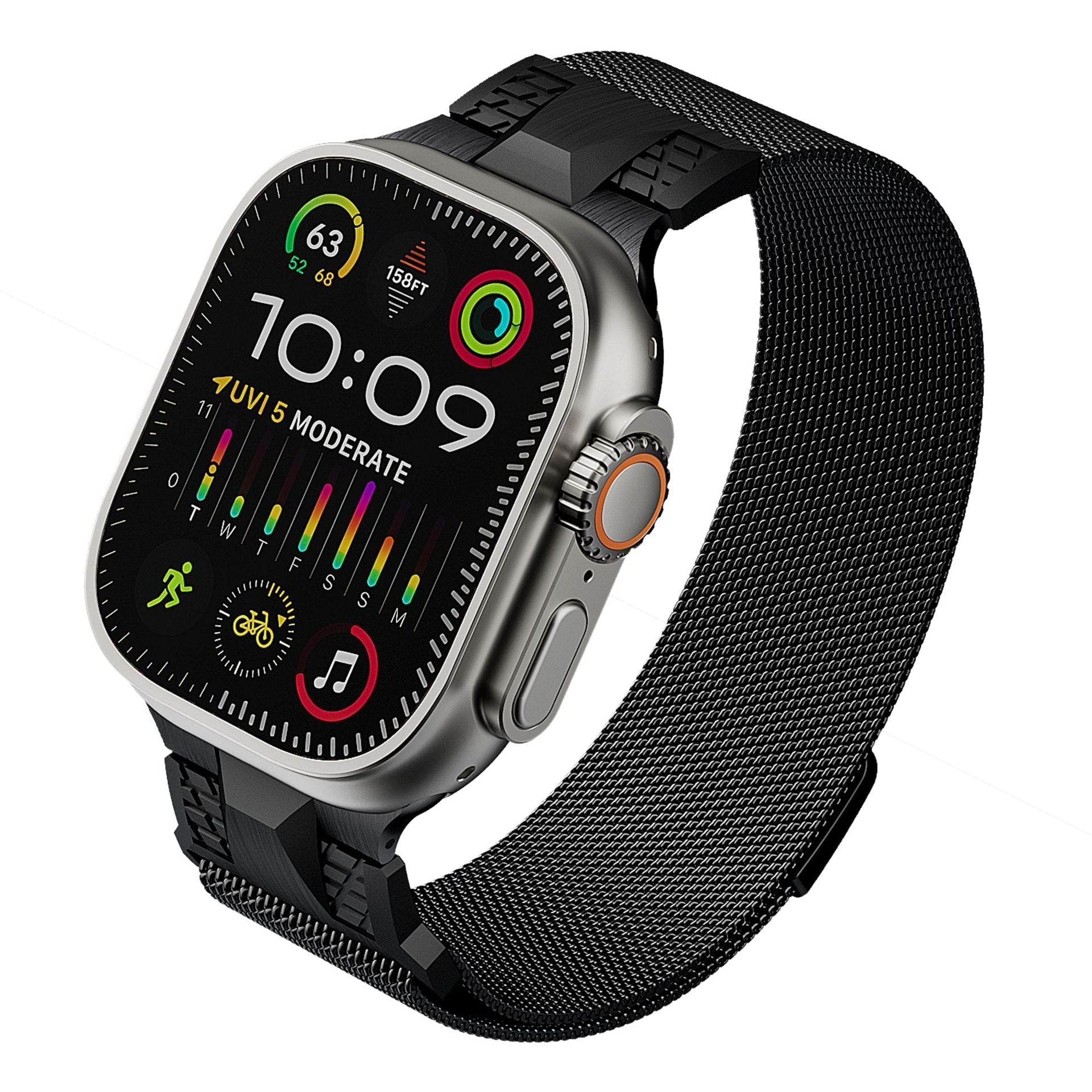 Mecha Milanese Loop Magnetisk Band For Apple Watch