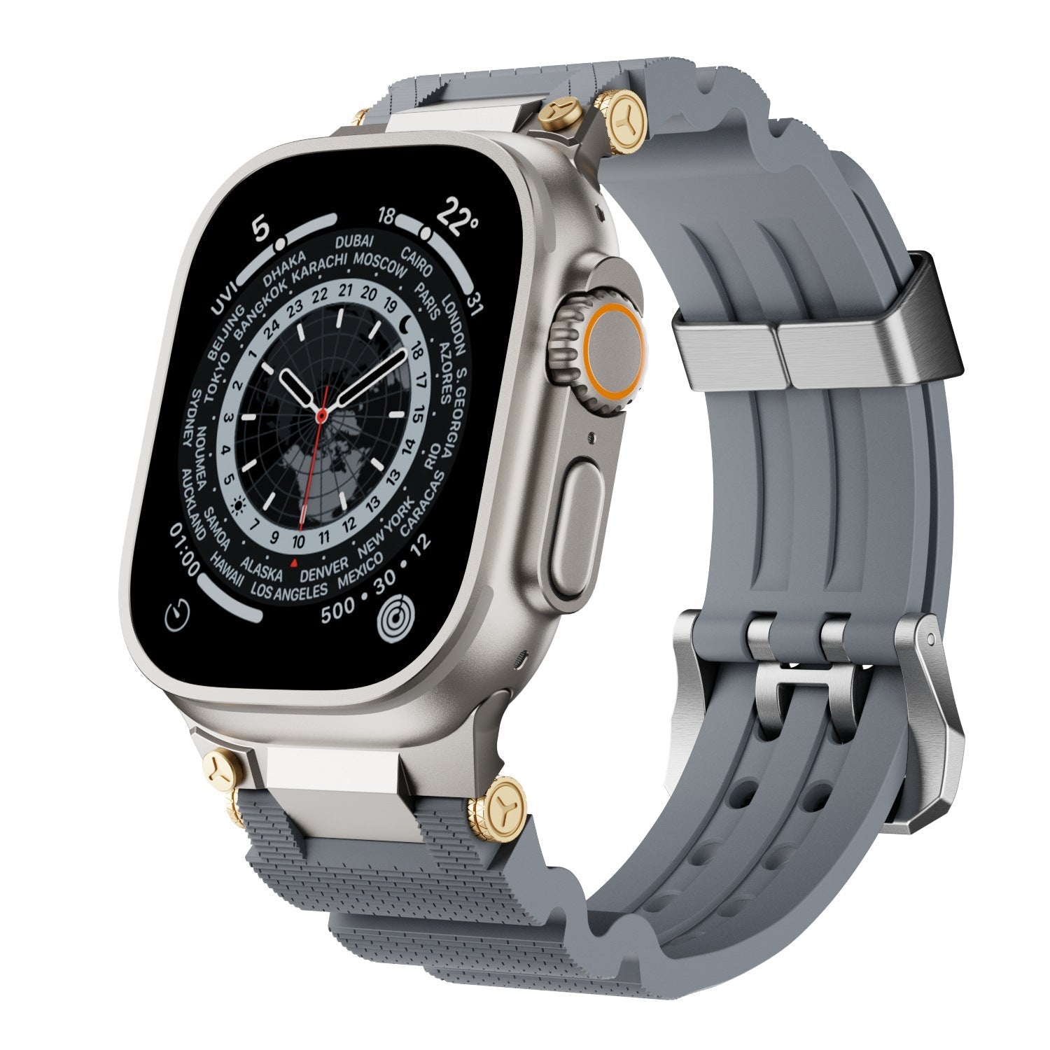 Zegarek Designer Dive z silikonowym paskiem do Apple Watch