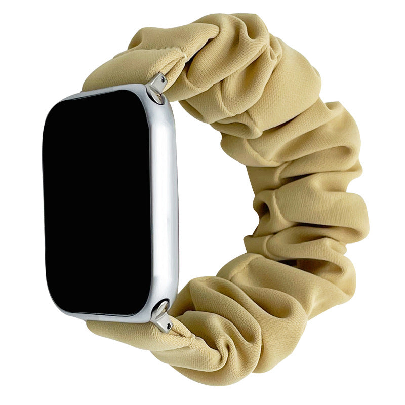 Modeweiches Seidenhaarbändchen für die Apple Watch