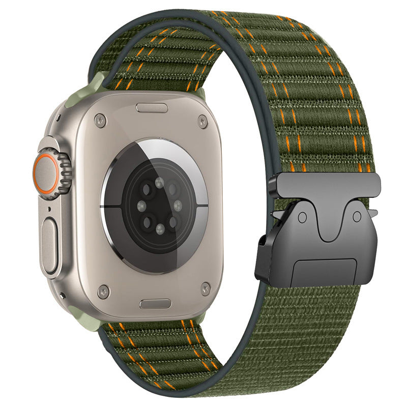 Wave Pattern Nylon Strap Parachute Buck for Apple Watch