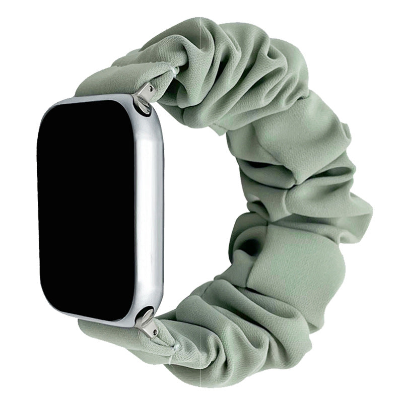 Mode Mjuk Silke Trasig Hårband För Apple Watch