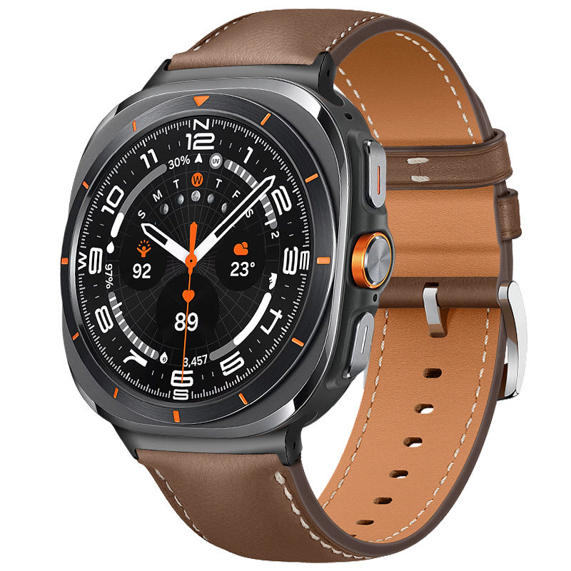 Business Genuine Leather Watch For Samsung Watch Ultra