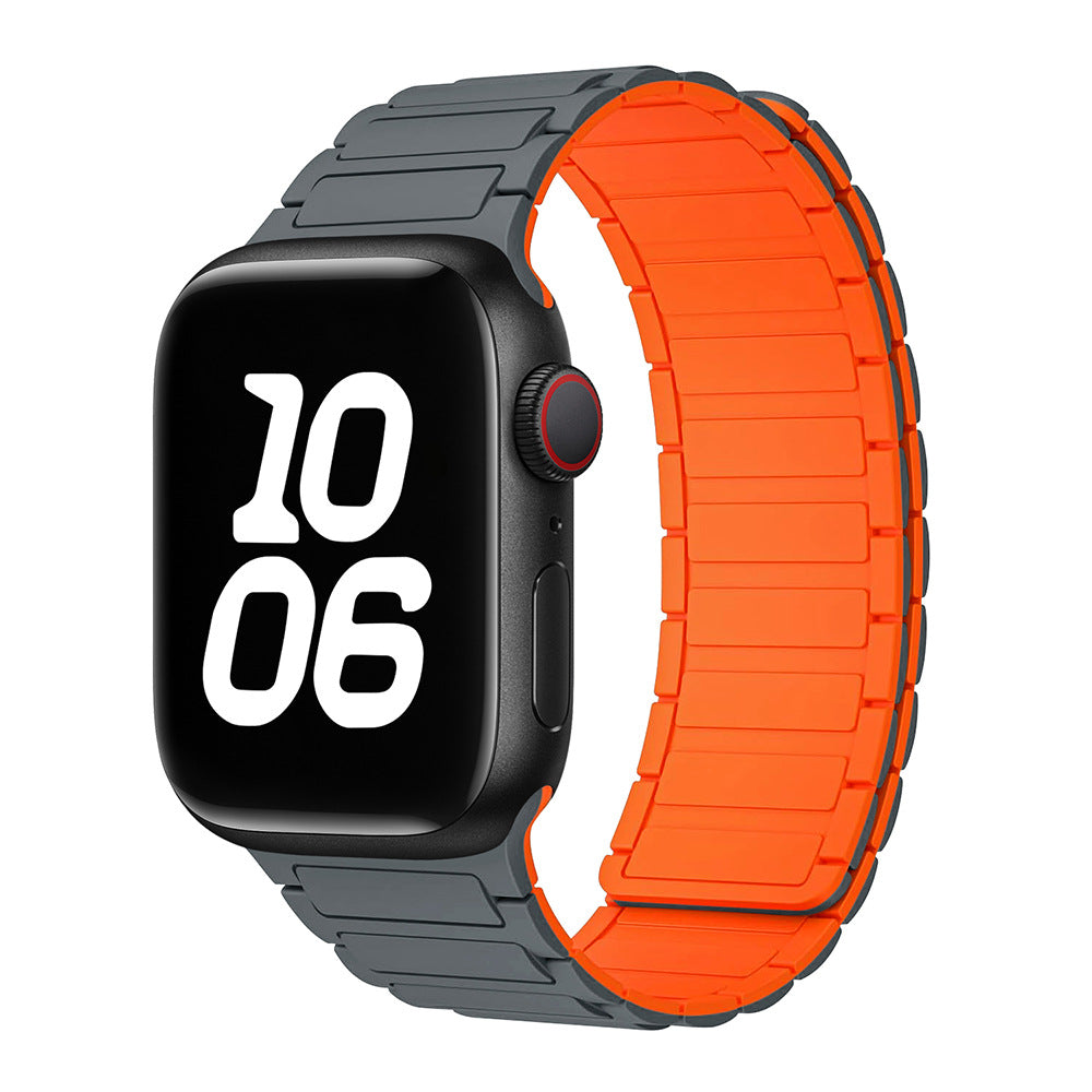 Silicone magnetisches Loop-Uhrenarmband für die Apple Watch