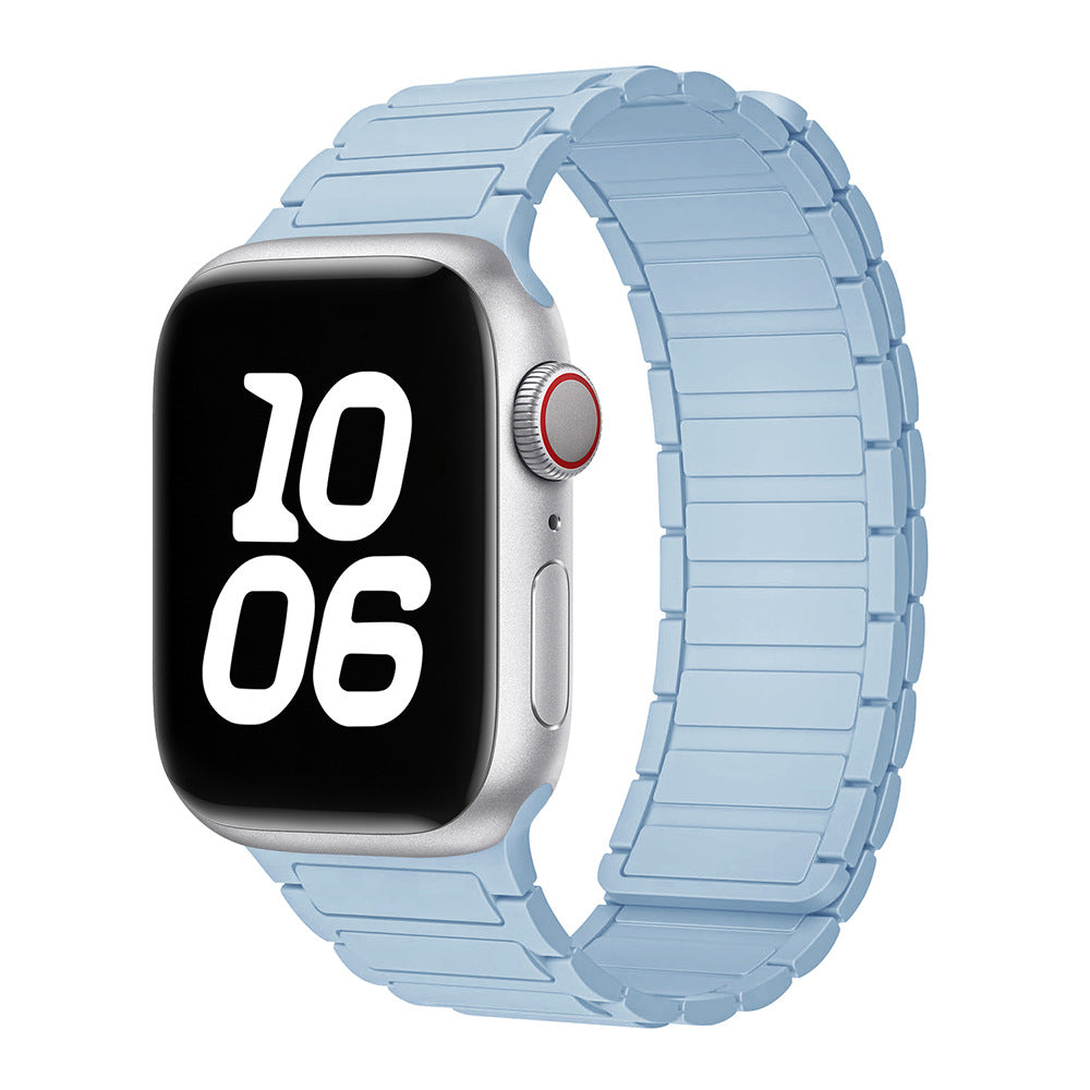 Silicone magnetisches Loop-Uhrenarmband für die Apple Watch