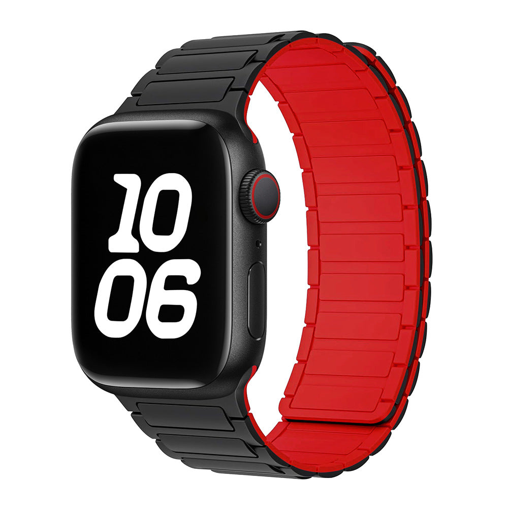 Silicone magnetisches Loop-Uhrenarmband für die Apple Watch