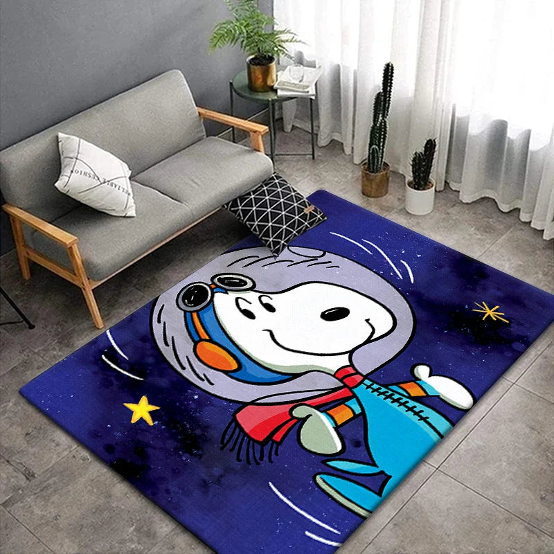 Alfombra Grande Impresa de Winnie HD Cartoon – Decoración para el Hogar y Exterior