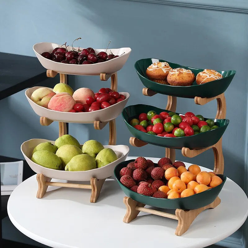 FruitTower - Elegante alzata per frutta in metallo