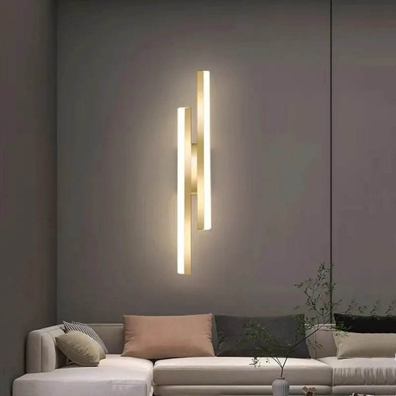 Lumină de perete LED modernă – Linie curată, design minimalist