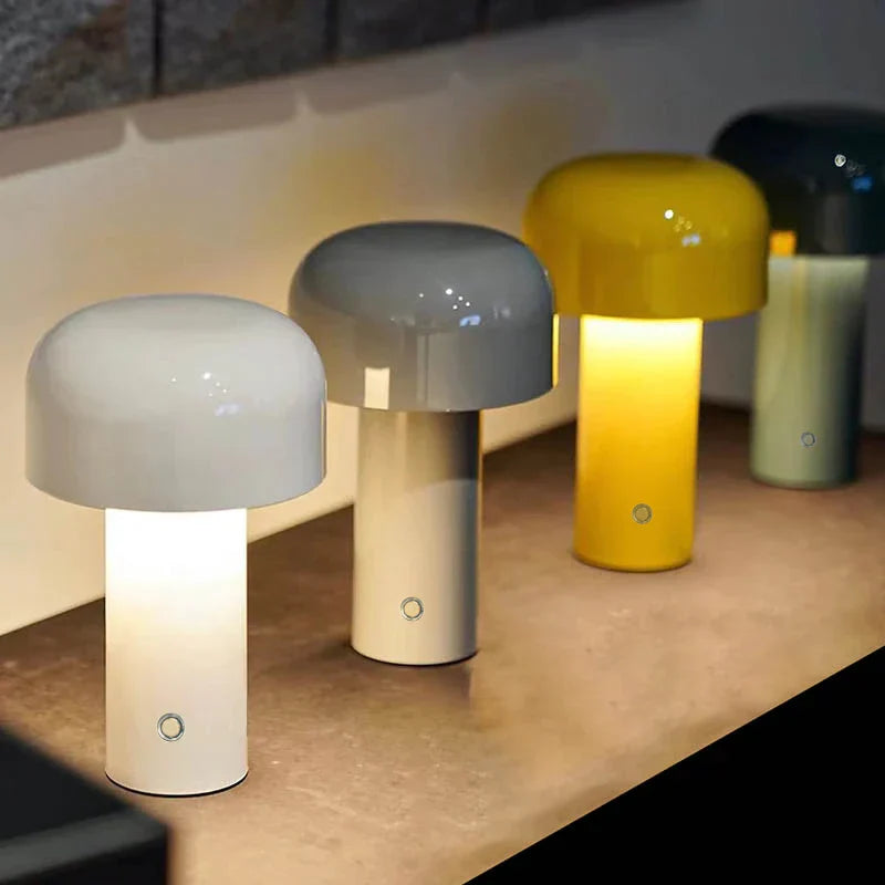 Lampa de masă LED fără fir Bell Mushroom