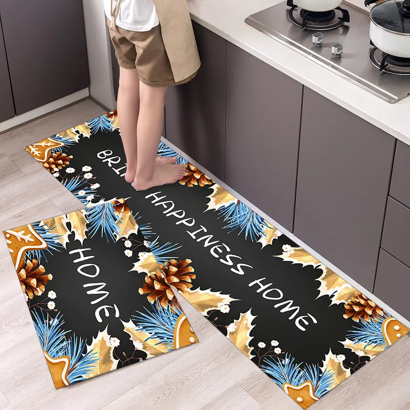 Alfombra de Cocina Nordic Home Sara – Moderna, Antideslizante y a Prueba de Agua