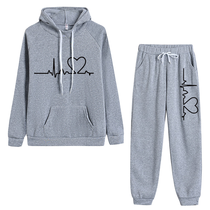 Pleasant and comfortable Set | Soft hoodie + long pants