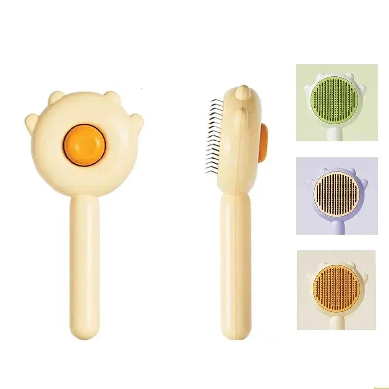 BrushMagic - Peigne de nettoyage pour animaux avec massage