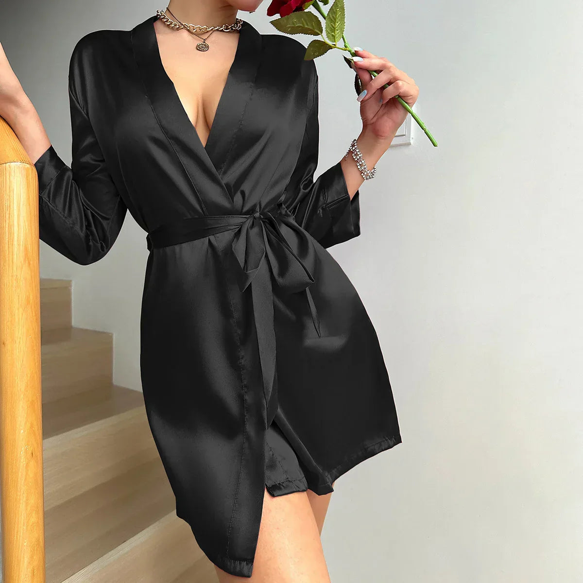 ChicWrap – Rochie de dimineață elegantă