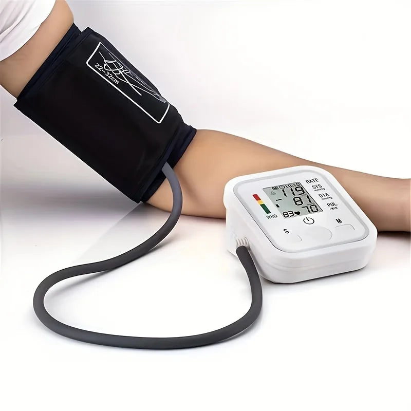 Blood Pressure Monitor - Upper Arm Automatic Tonometer | Digital Blood Pressure Meter Sphygmomanometer