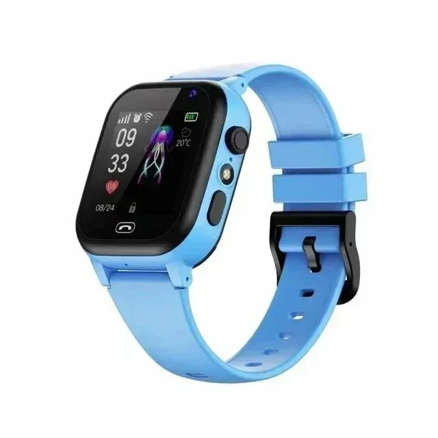 Montre intelligente GPS 4G pour enfants - Appels vidéo, SOS et jeux pour enfants