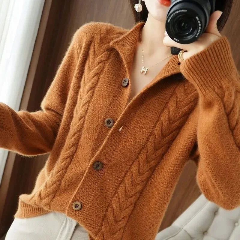 Elegante gebreide cardigan