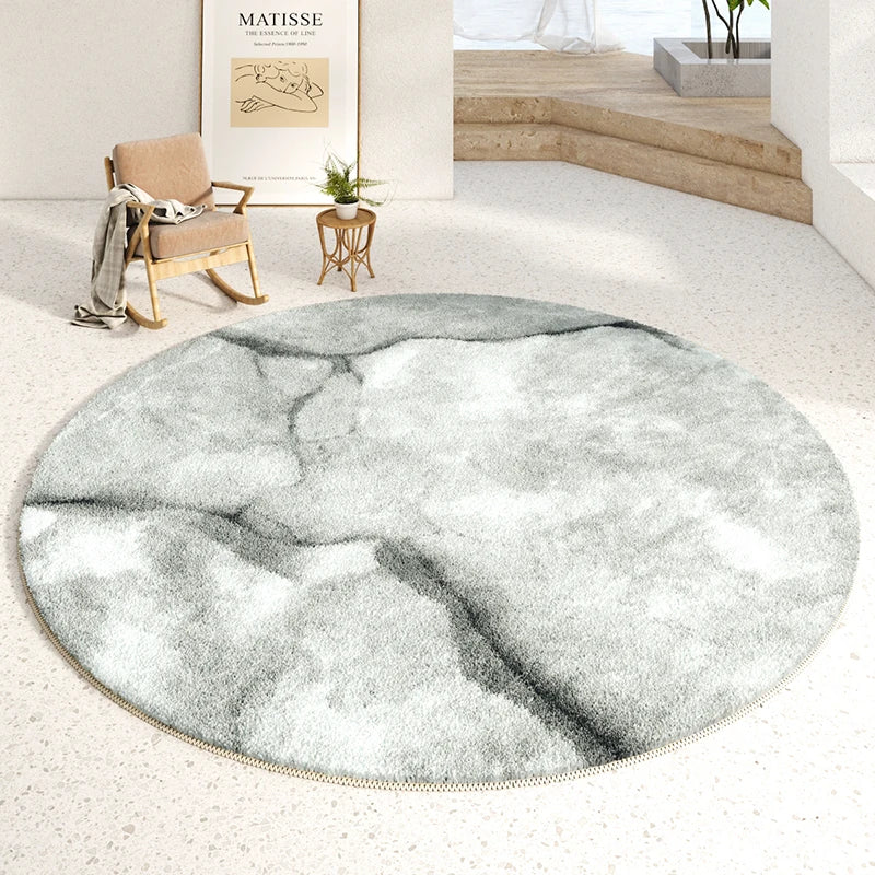 Luxury Minimalist Soft Round Rug