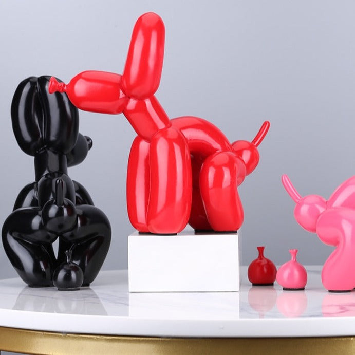 Vrimlo® Balloon Dog Doing Business Sculpture