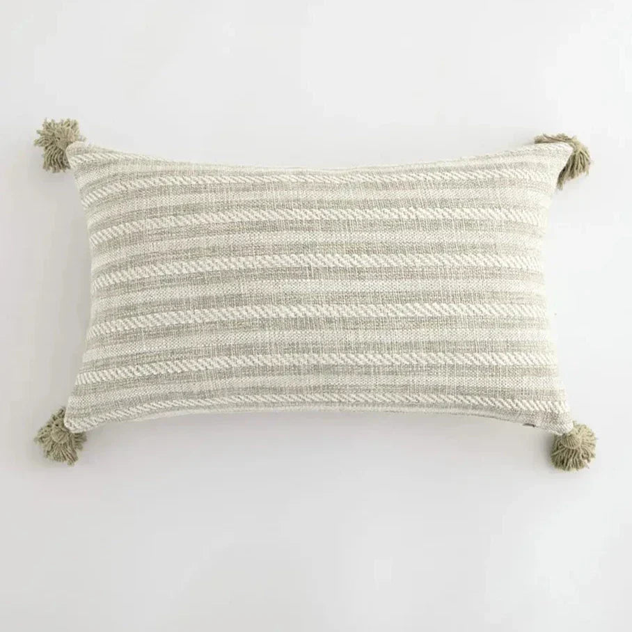 CreamCozy - Decorative Cushion Cover with Linen